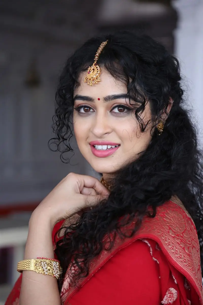 Apsara Rani Stills in Red Saree